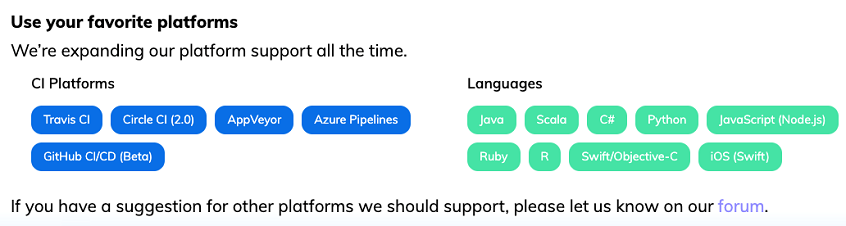 CoPilot support for GitHub Actions
