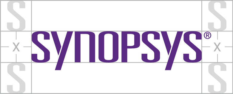 Synopsys black on white logo example