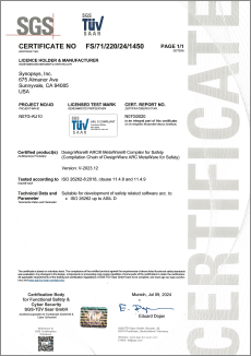 MetaWare ASIL Certification