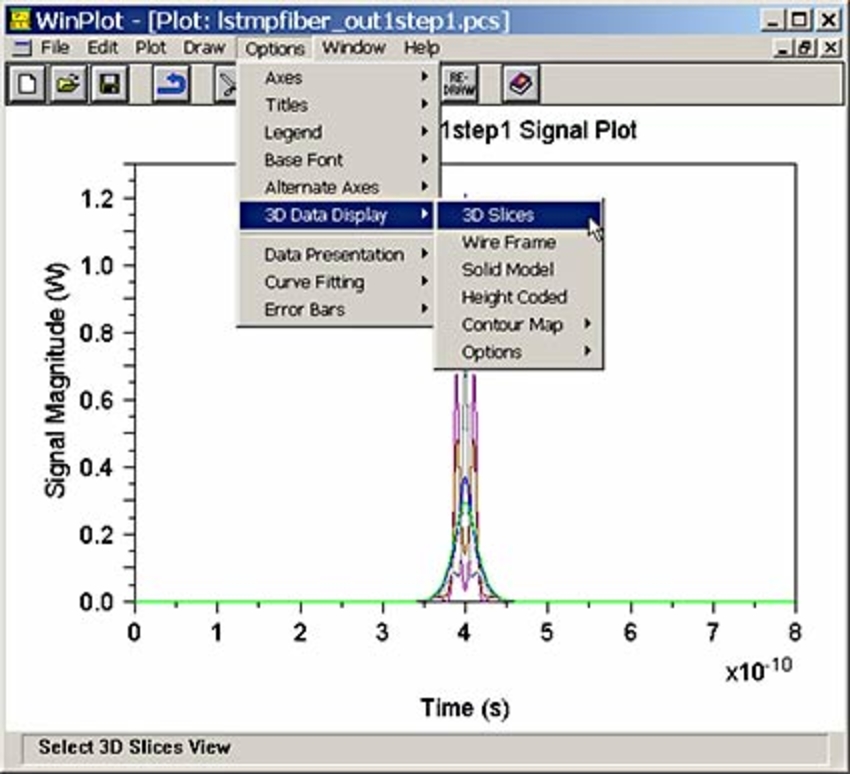 Generate a 3D plot in the plot window | Synopsys
