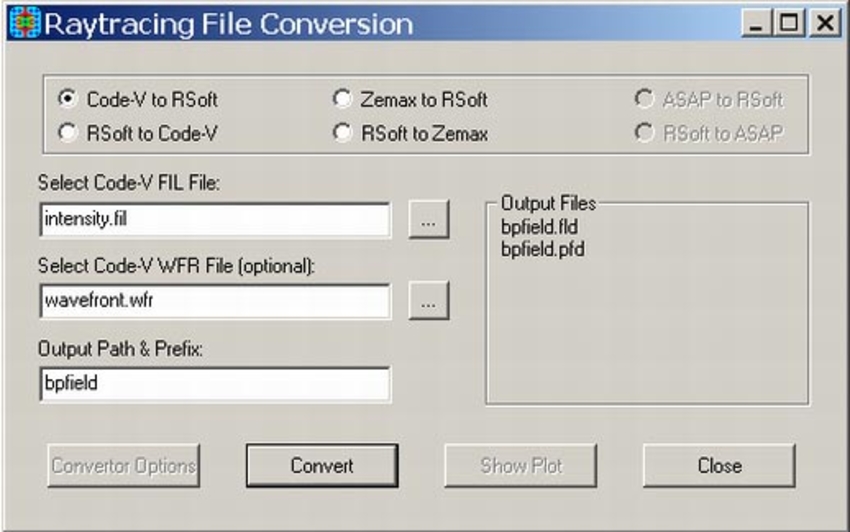 Raytracing File Conversion | Synopsys