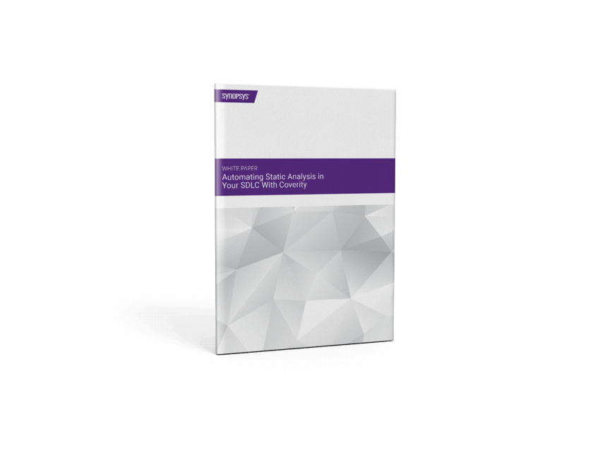 Build Security Into Your SDLC With Coverity Cover | Synopsys