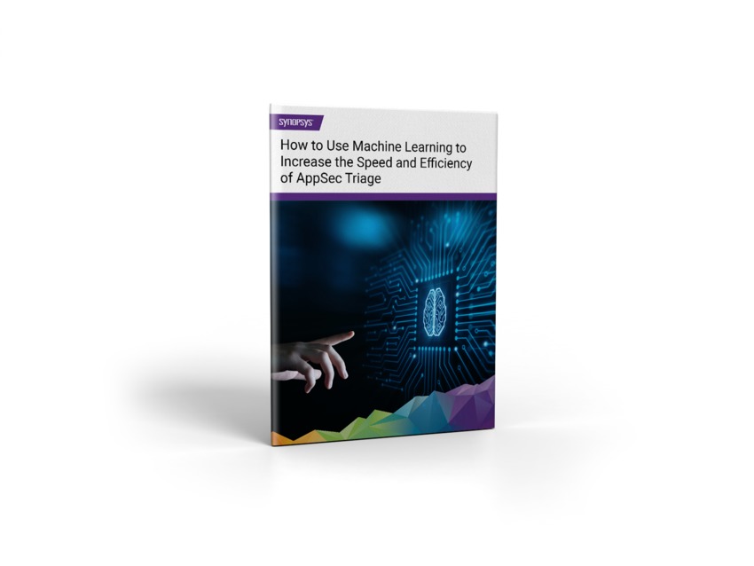 Use Machine Learning to Expedite AppSec Triage - eBook Cover | Synopsys