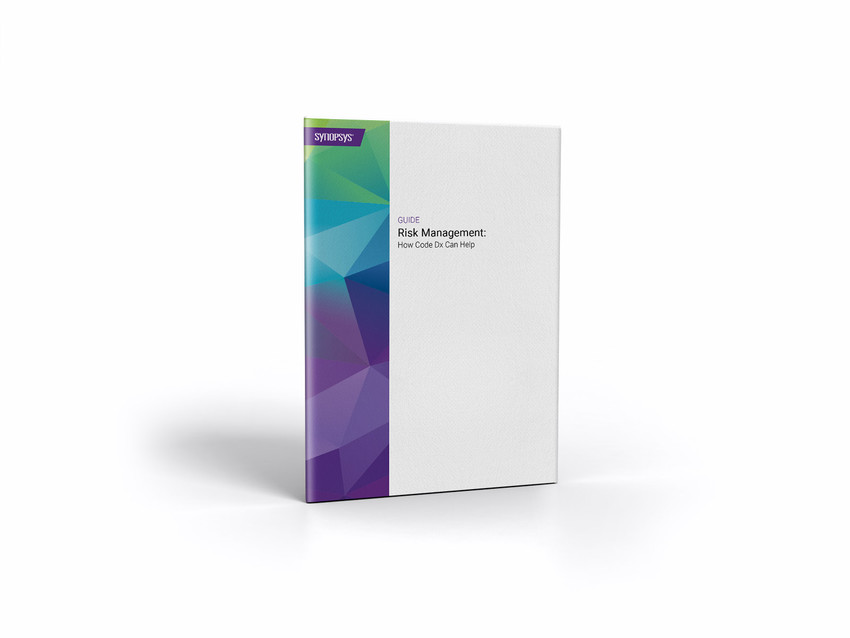 Risk Management: How Code Dx Can Help eBook Cover | Synopsys