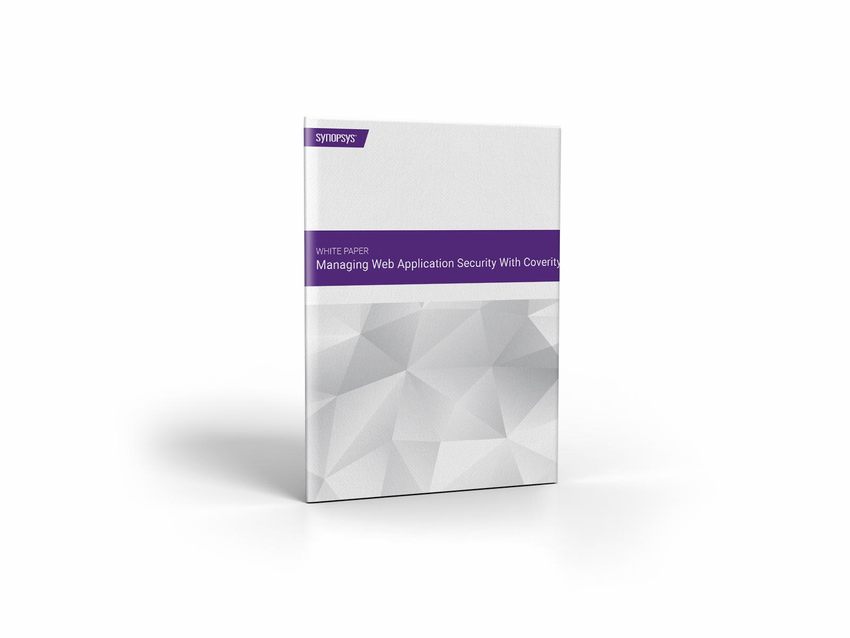 Managing Web Application Security with Coverity SAST Cover | Synopsys