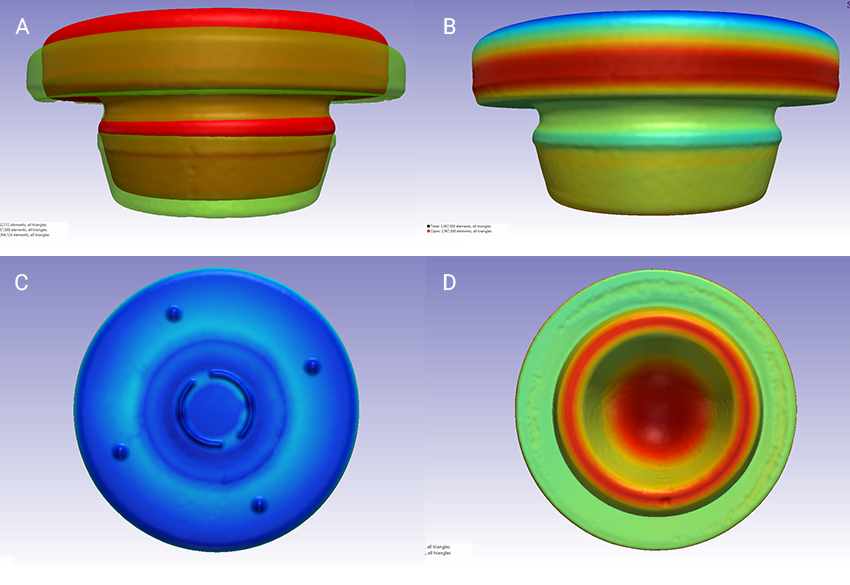 Xray Computed Tomography Visualization of the Stopper Sealing Process
