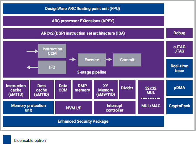 ARC EM9D and EM11D Processors